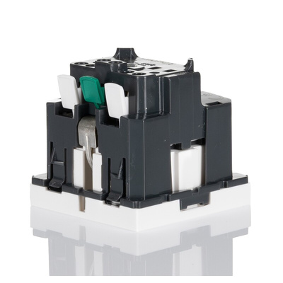 Weidmuller White 1 Gang Plug Socket, 2+E Poles, 16A, Type F - German Schuko, Indoor Use
