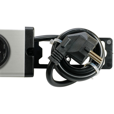 Type F - German Schuko 5 Gang Power Distribution Unit, 1.5m Cable, 16A, 250 V ac