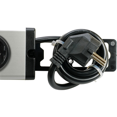 Type F - German Schuko 11 Gang Power Distribution Unit, 1.5m Cable, 16A, 250 V ac