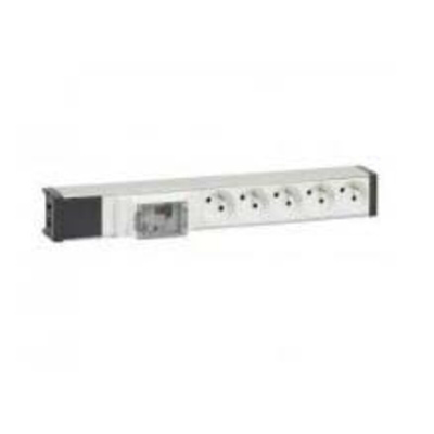 NF Socket 5 Gang Trailing Socket, No, 16A