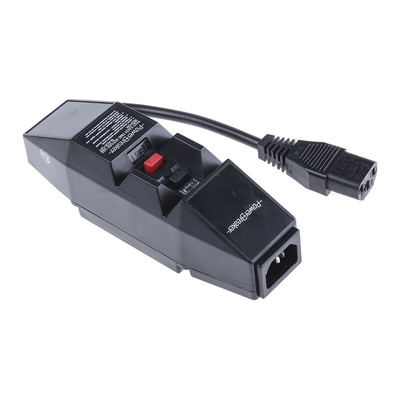 Powerbreaker Inline Mains RCD Connector Adapter Corded 2 Pole ,Rated At 10A,230 V ac