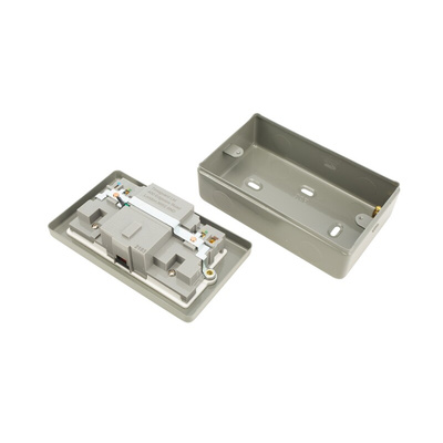 Timeguard 30A, BS Fixing, Passive RCD Socket, Plastic, Surface Mount, Switched, 230 V ac