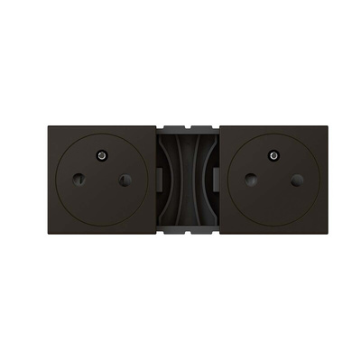 Legrand Black 3 Gang Plug Socket, 16A, Indoor Use