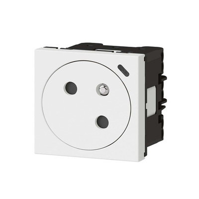 Legrand White 1 Gang Plug Socket, 16A, Indoor Use