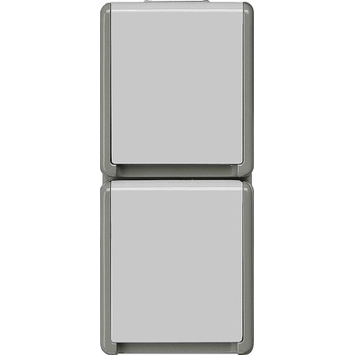 Siemens Grey 2 Gang Plug Socket, 16A, Indoor Use
