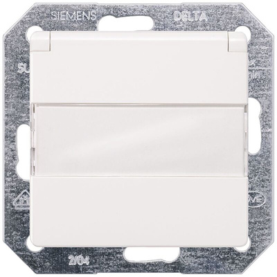 Siemens White 1 Gang Plug Socket, 16A, Indoor Use