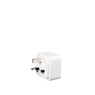 4lite UK White 1 Gang Plug Socket, BS 1363, Indoor Use