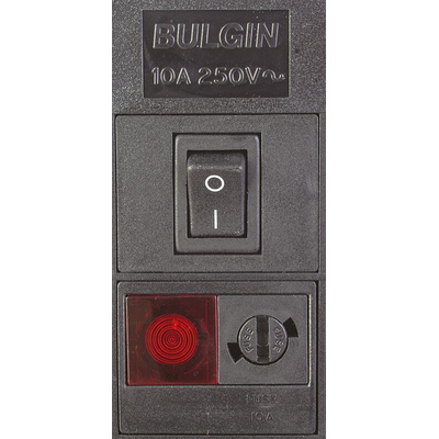 IEC C13 6 Gang Power Distribution Unit, No, 250 V ac, Fused