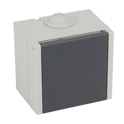 Legrand Grey Plug Socket, 3 Poles, 20A, NF Socket