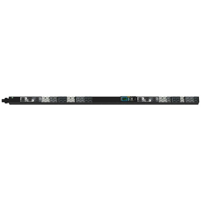 IEC C13, IEC C19 42 Gang Power Distribution Unit, 15.24cm Cable, No, 60A, 400 V, Fused