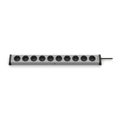 Type F - German Schuko 10 Gang Power Distribution Unit, 1.5m Cable, 16A, 250 V