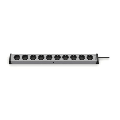 Type F - German Schuko 10 Gang Power Distribution Unit, 3m Cable, 16A, 250 V