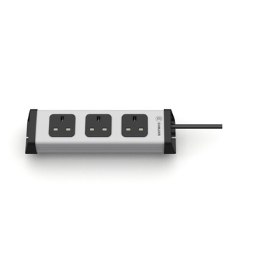 Type G - British 3 Gang Power Distribution Unit, 1.5m Cable, 13A, 230 V, Fused