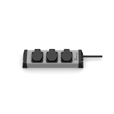 Type F - German Schuko 3 Gang Power Distribution Unit, 3m Cable, 16A, 230 V
