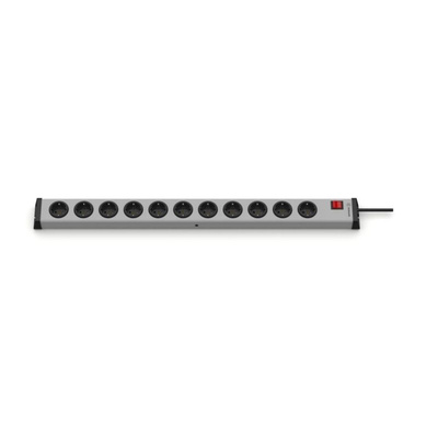 Type F - German Schuko 11 Gang Power Distribution Unit, 1.5m Cable, 16A, 250 V