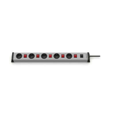 Type F - German Schuko 5 Gang Power Distribution Unit, 1.5m Cable, 16A, 250 V