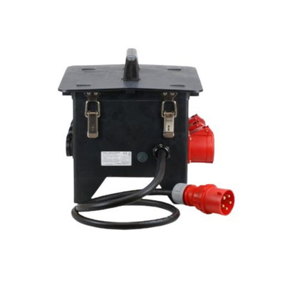 Type F - German Schuko 1 Gang Distribution Unit, 2m Cable, 32A, 400 V