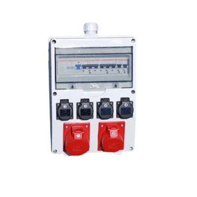 Type F - German Schuko 6 Gang Distribution Unit, 32A, 400 V