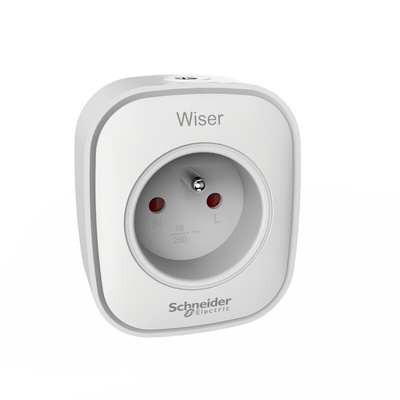 Schneider Electric Smart Plug, Type E - French, 13A, 230 V ac