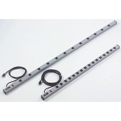 8 Gang Distribution Unit, 1.8m Cable, 125 V ac
