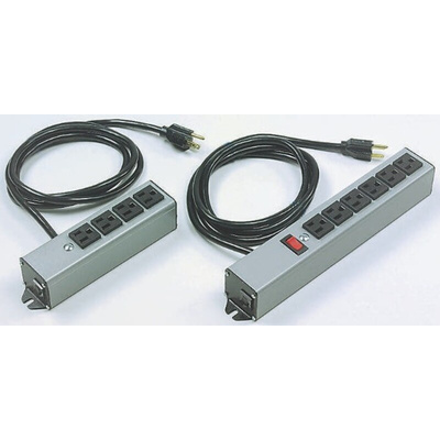 4 Gang Distribution Unit, 1.8m Cable, 120 V ac