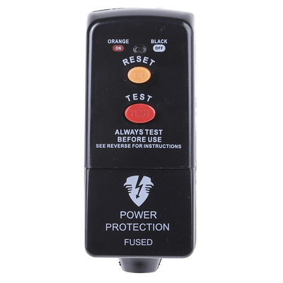 Masterplug RCD Plug Adapter 2 Pole ,Rated At 13A,240 V ac