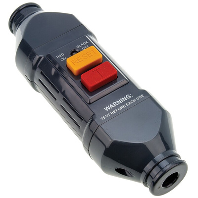 Masterplug Inline Mains RCD Connector Adapter 2 Pole ,Rated At 13A,240 V ac