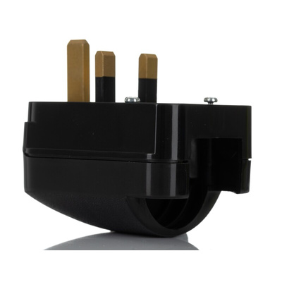PowerConnections Europe to UK Mains Connector Converter, Rated At 13A