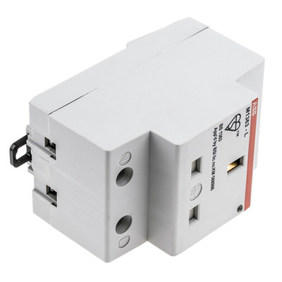 ABB Grey 1 Gang Plug Socket, 13A, Type G - British, Indoor Use