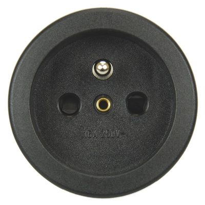 Type E - French 3 Gang Power Distribution Unit, 1.5m Cable, 16A, 250 V