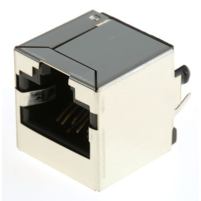 Bel-Stewart SS-60000 Series Female RJ45 Connector, Through Hole, Cat6
