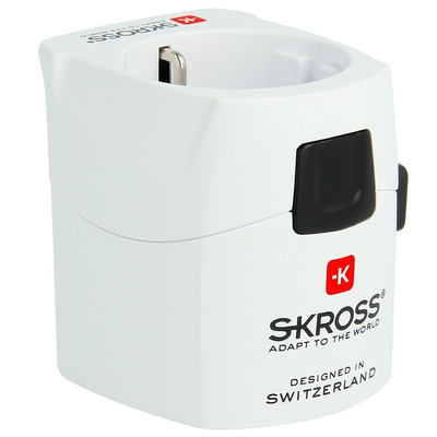 SKROSS Europe to Australia, China, UK, US Travel Adapter, Rated At 6.3A