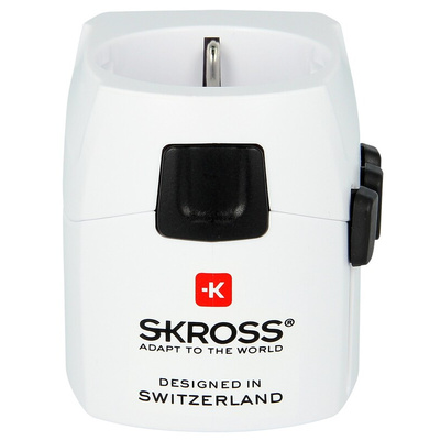 SKROSS Europe to Australia, China, UK, US Travel Adapter, Rated At 6.3A