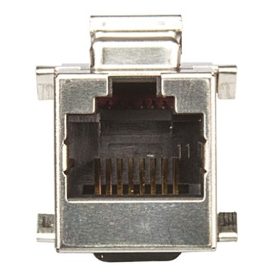 RS PRO 2-Port RJ45 Modular Coupler, Shielded