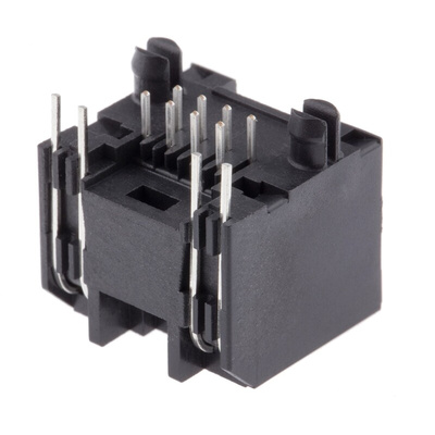 Amphenol RJHS Series Female RJ45 Connector, Through Hole