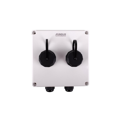 AXINDUS Connector, IP67 Box for use with Connections in Industrial or Outdoor Environments