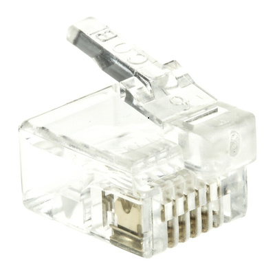 RS PRO Male RJ11 Connector, Cable Mount, Cat4, UTP Shield