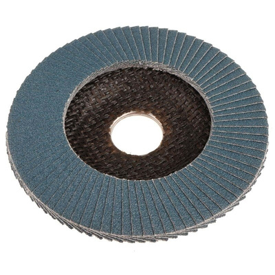 Norton Zirconium Dioxide Flap Disc, 115mm, Medium Grade, P80 Grit
