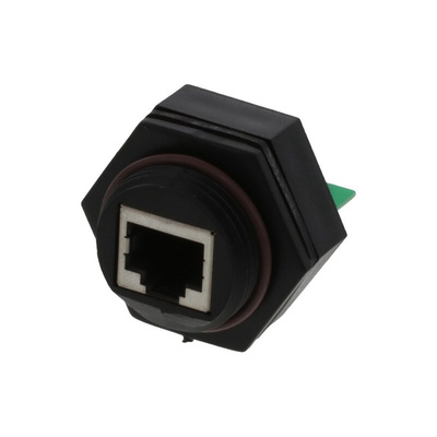 Brad from Molex 13005 Series Female RJ45 Connector, Panel Mount, Cat5e