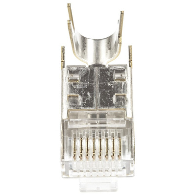 Hirose TM21P Series Male RJ45 Connector, Cable Mount, Cat5e, STP Shield