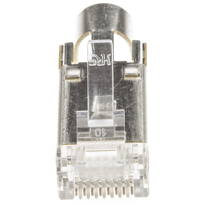 Hirose TM21P Series Male RJ45 Connector, Cable Mount, Cat5e, STP Shield