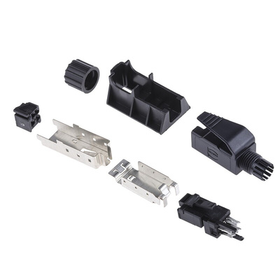 HARTING RJ Industrial Series Male RJ45 Connector, Cable Mount, Cat5