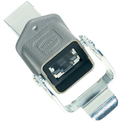 Harting Han 3A RJ45 Series Male RJ45 Connector, Panel Mount, Cat5