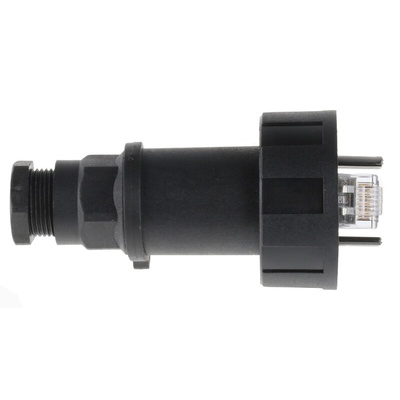 Bulgin Buccaneer Series Male RJ45 Connector, Cable Mount, Cat5e