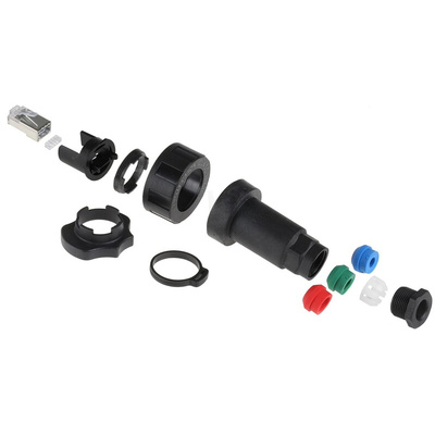 Bulgin Buccaneer Series Male RJ45 Connector, Cable Mount, Cat5e
