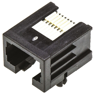 TE Connectivity 11705951 Series Female RJ45 Connector, Through Hole, Cat3
