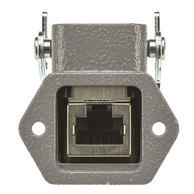 Harting Han 3A RJ45 Series Female RJ45 Connector, Panel Mount, Cat5