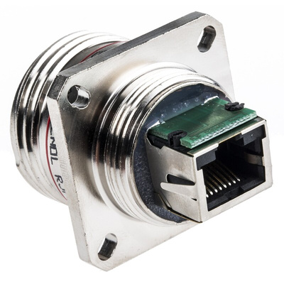 Amphenol RJFTVX Series Female RJ45 Connector, Panel Mount, Cat5e