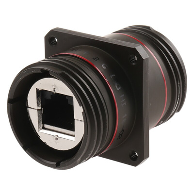 Amphenol RJFTV Series Female to Female RJ45 Connector, Panel Mount, Cat5e