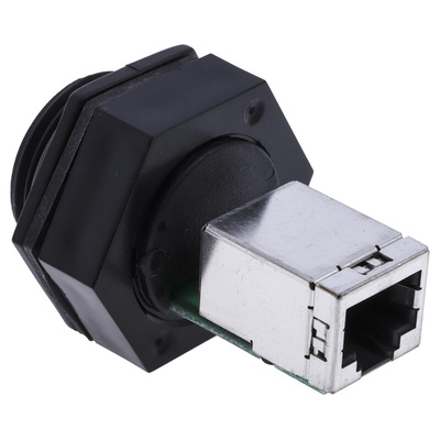 TE Connectivity 1546413 Series Female RJ45 Connector, Panel Mount, Cat5